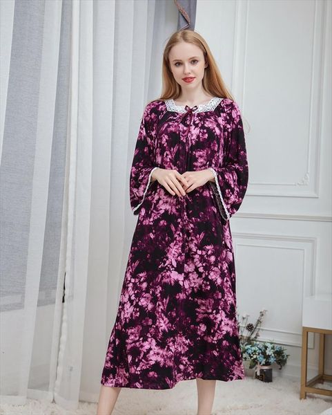 spring autumn long sleeve cotton women sleepwear modale style sleep dress home travel holiday beach skirt can wear, Black;red
spring autumn long sleeve cotton women sleepwear modale style sleep dress home travel holiday beach skirt can wear, Black;red