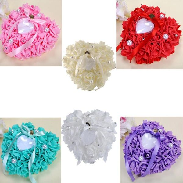 jewelry pouches, bags fashion romantic foam rose case heart-shape ring box pearl pillow earrings holder necklace container gift wrap, Pink;blue
jewelry pouches, bags fashion romantic foam rose case heart-shape ring box pearl pillow earrings holder necklace container gift wrap, Pink;blue