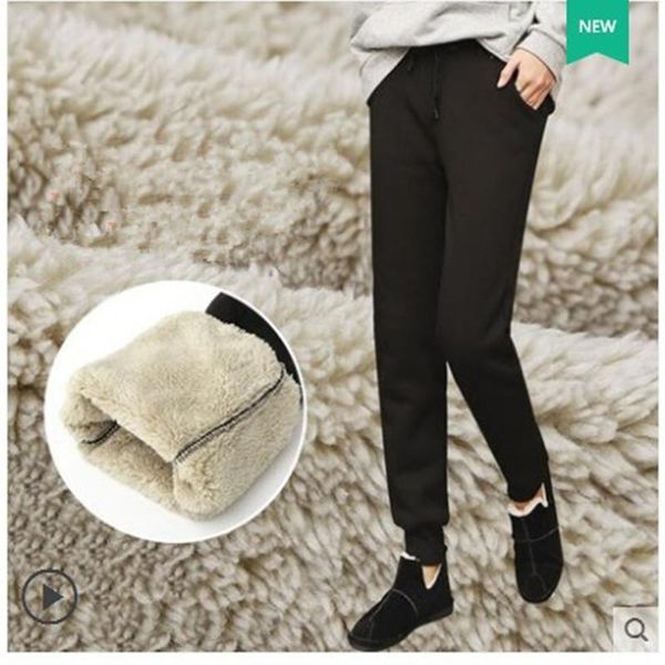 women's pants & capris winter women cashmere harem plus velvet padded pencil lamb wool casual loose trousers warm sweatpants, Black;white
women's pants & capris winter women cashmere harem plus velvet padded pencil lamb wool casual loose trousers warm sweatpants, Black;white
