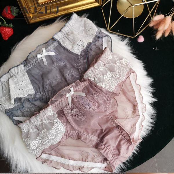 women's panties chaozhu patchwork japanese students lingerie transparent mesh mid waist sweet lolita jk seamless underwear, Black;pink
women's panties chaozhu patchwork japanese students lingerie transparent mesh mid waist sweet lolita jk seamless underwear, Black;pink
