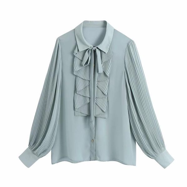 women cascading ruffle chiffon shirt casual femme pressed pleat lantern sleeve blouse lady loose blusas s8158, White
women cascading ruffle chiffon shirt casual femme pressed pleat lantern sleeve blouse lady loose blusas s8158, White