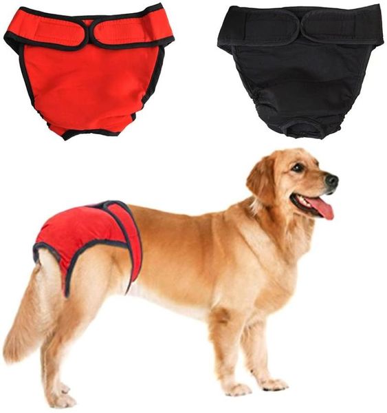 dog apparel nacoco 2 pack female diapers for small medium and large dogs, adjustable leakproof doggie sanitary panties
dog apparel nacoco 2 pack female diapers for small medium and large dogs, adjustable leakproof doggie sanitary panties