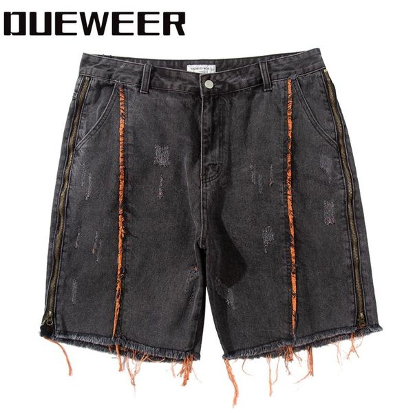 dueweer side zip denim shorts mens streetwear color block punk jeans shorts hip hop men ripped short loose casual, Blue
dueweer side zip denim shorts mens streetwear color block punk jeans shorts hip hop men ripped short loose casual, Blue