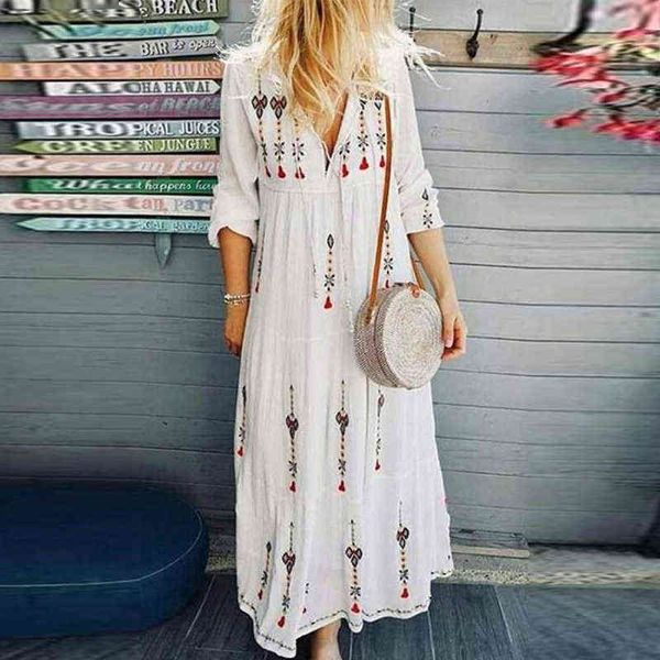 2022 women pattern print v-neck long dress vintage long sleeve loose pleated dress fashion office lady casual elegant dress y1204, Black;gray
2022 women pattern print v-neck long dress vintage long sleeve loose pleated dress fashion office lady casual elegant dress y1204, Black;gray