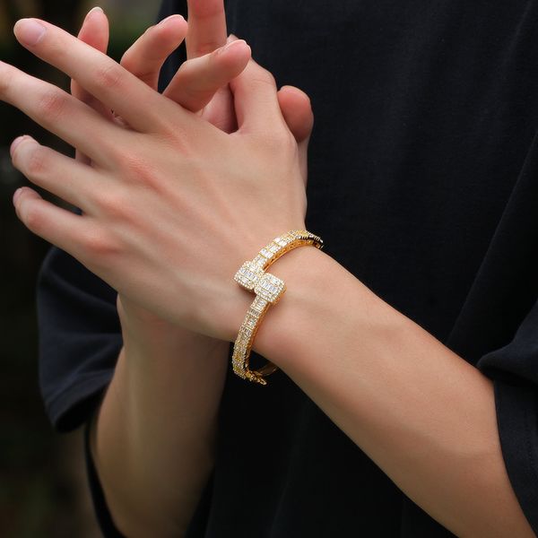 fashion gold bangle hip hop bracelet jewelry mens iced out bracelets silver bangles, Black
fashion gold bangle hip hop bracelet jewelry mens iced out bracelets silver bangles, Black