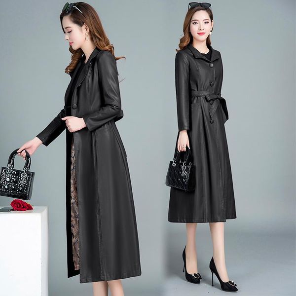 women's leather & faux 2021 fall winter women jacket with belt thick warm coat vintage korean fashion sheepskin windbreaker trend plus, Black
women's leather & faux 2021 fall winter women jacket with belt thick warm coat vintage korean fashion sheepskin windbreaker trend plus, Black