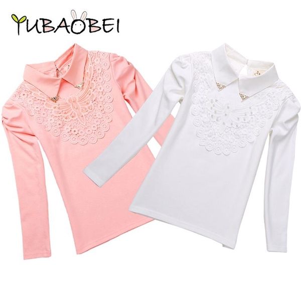 school girls blouse shirts spring fashion kids solid turn-down lace flower blouses children cotton clothes 220222, White;black
school girls blouse shirts spring fashion kids solid turn-down lace flower blouses children cotton clothes 220222, White;black