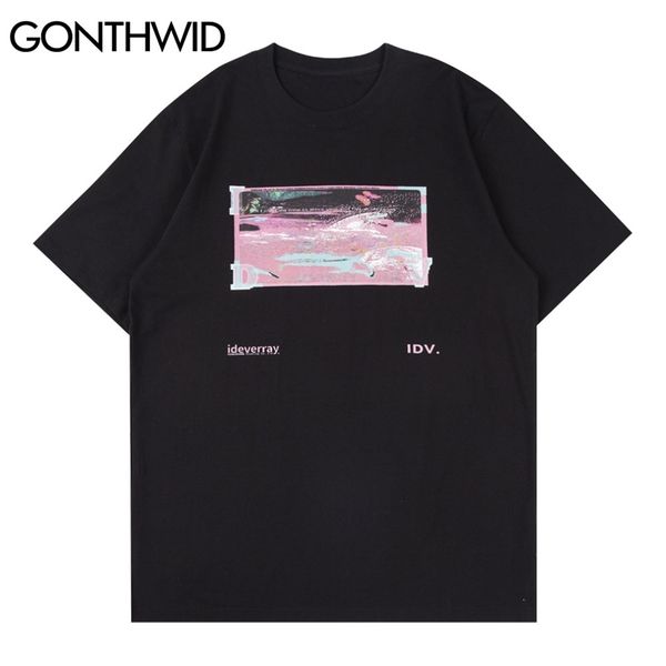short sleeve tees streetwear harajuku fashion men summer painting print t-shirt cotton loose casual hip hop tshirt 210602, White;black
short sleeve tees streetwear harajuku fashion men summer painting print t-shirt cotton loose casual hip hop tshirt 210602, White;black