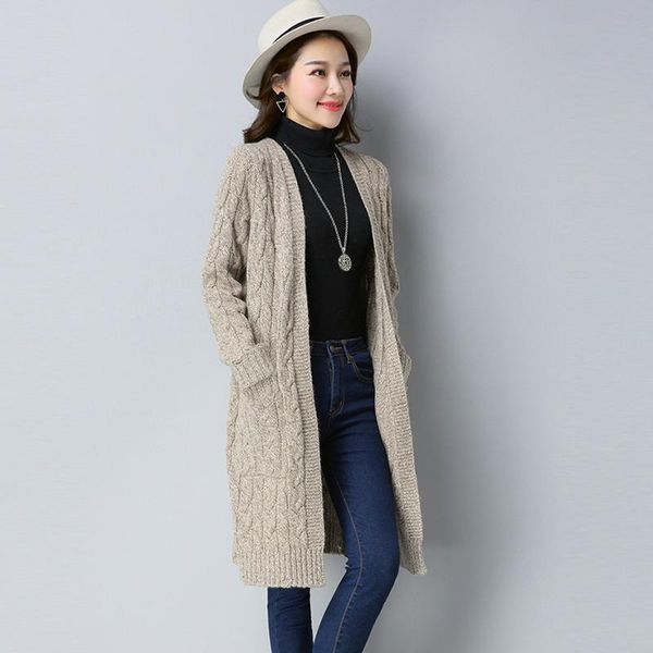 women's sweaters women coats 2021 autumn winter v-neck knitted long cardigans female loose casual cashmere sweater fp1341, White;black
women's sweaters women coats 2021 autumn winter v-neck knitted long cardigans female loose casual cashmere sweater fp1341, White;black
