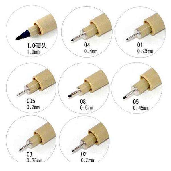 8pcs/set micron sketch marker pen black pigment liner 0.05 0.1 0.2 0.3 0.4 0.5 0.6 0.8 drawing pen fineliner sketc qylsgn
8pcs/set micron sketch marker pen black pigment liner 0.05 0.1 0.2 0.3 0.4 0.5 0.6 0.8 drawing pen fineliner sketc qylsgn