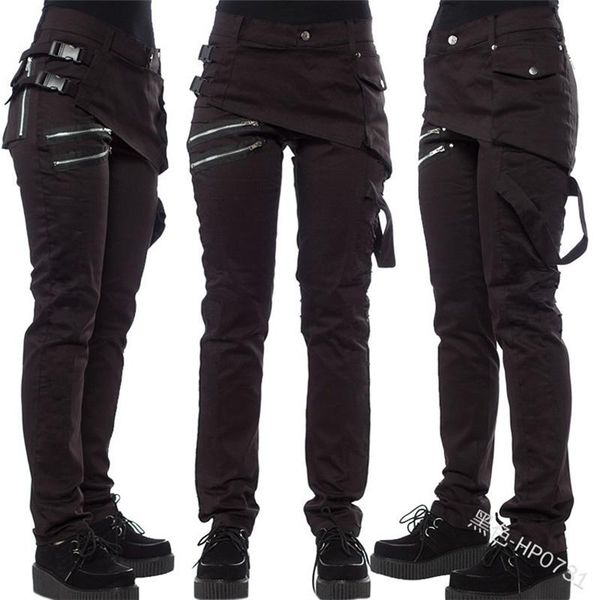 women's pants & capris women fashion rivet punk solid color casual pencil black rock pocket zipper trousers ladies gothic clothing, Black;white
women's pants & capris women fashion rivet punk solid color casual pencil black rock pocket zipper trousers ladies gothic clothing, Black;white
