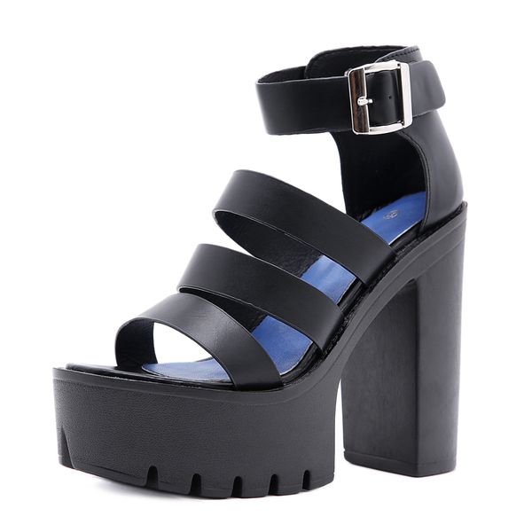 European American Summer Super High Thick Heel Waterproof Platform Sandals Personality Nightclub Fashion Womens Shoes Sexy Girl, Black
European American Summer Super High Thick Heel Waterproof Platform Sandals Personality Nightclub Fashion Womens Shoes Sexy Girl, Black
