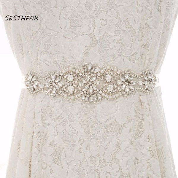 wedding sashes rhinestones belt pearls bridal handmade gold crystal flower sash for gown j119s, White
wedding sashes rhinestones belt pearls bridal handmade gold crystal flower sash for gown j119s, White