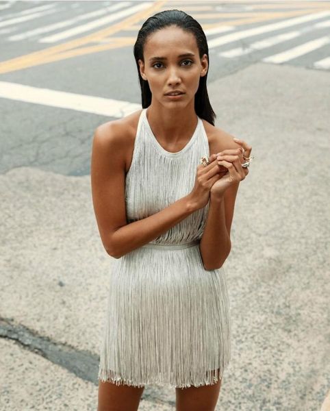 casual dresses 2021 arrivals party dress bodycon o-neck sleeveless tassel mini silver for women vestidos, Black;gray
casual dresses 2021 arrivals party dress bodycon o-neck sleeveless tassel mini silver for women vestidos, Black;gray