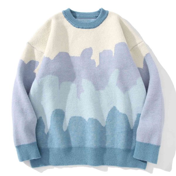 men's hoodies & sweatshirts male sweater harajuku sweater, knitted or crocheted with striped gradient, jacquard, hip hop, retro, camouf, Black
men's hoodies & sweatshirts male sweater harajuku sweater, knitted or crocheted with striped gradient, jacquard, hip hop, retro, camouf, Black