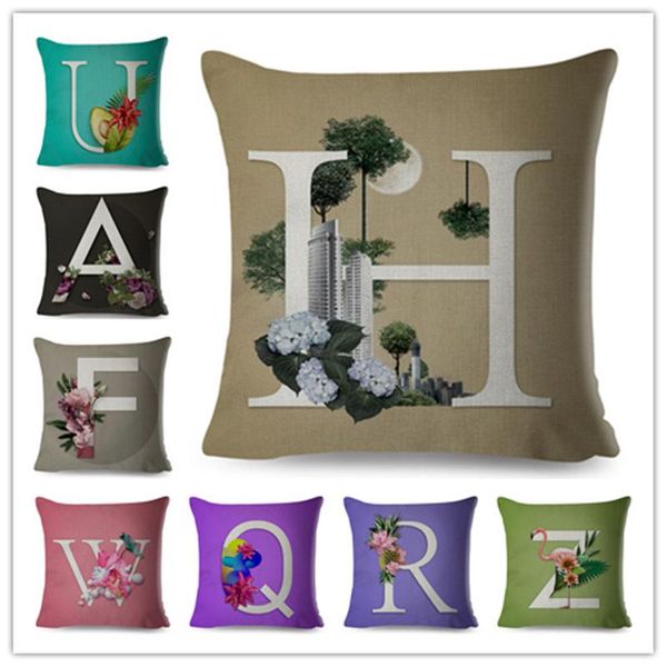 cushion/decorative pillow creative letter a-z cushion cover 100% polyester case for sofa home decorative cartoon printed throw pillowcase 45
cushion/decorative pillow creative letter a-z cushion cover 100% polyester case for sofa home decorative cartoon printed throw pillowcase 45
