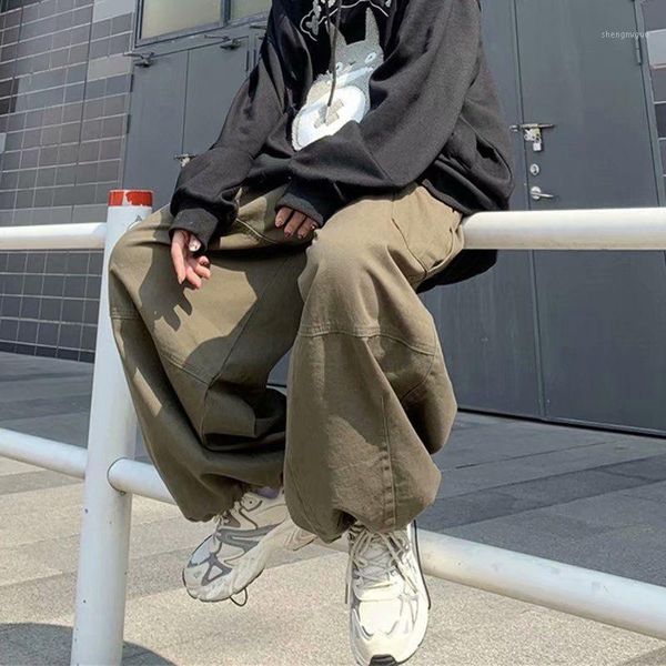 men's pants japanese retro ins harajuku lantern overalls hong kong style wide leg loose straight casual, Black
men's pants japanese retro ins harajuku lantern overalls hong kong style wide leg loose straight casual, Black
