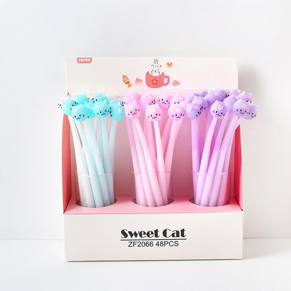 gel pens 18 pcs/lot sweet cat animal modeling soft silicone pen signature escolar papelaria school office supply promotional gift
gel pens 18 pcs/lot sweet cat animal modeling soft silicone pen signature escolar papelaria school office supply promotional gift