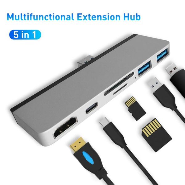 hubs 5 in 1 usb c hub for surface pro7 card reader -compatible ethernet pd usb-c adapter sd/tf micro sd pro 7
hubs 5 in 1 usb c hub for surface pro7 card reader -compatible ethernet pd usb-c adapter sd/tf micro sd pro 7