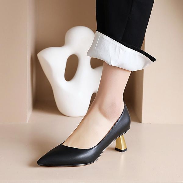 dress shoes fashion square head simple shallow mouth professional party work high-heeled spring women's 5.5cm, Black
dress shoes fashion square head simple shallow mouth professional party work high-heeled spring women's 5.5cm, Black