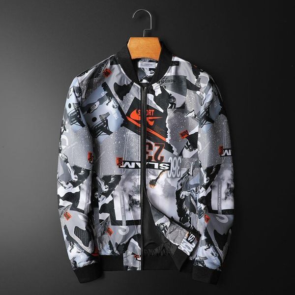 men's jackets sporty scene printed polyester bomber jacket with zipper closure men slim fit casual fashion coat 2021 autumn costume, Black;brown
men's jackets sporty scene printed polyester bomber jacket with zipper closure men slim fit casual fashion coat 2021 autumn costume, Black;brown