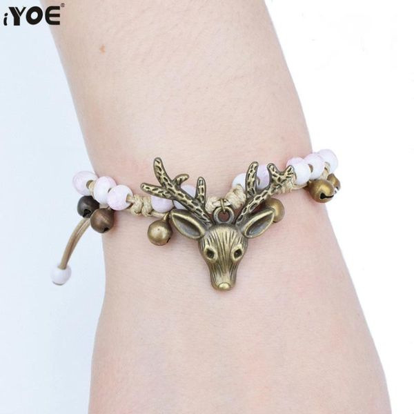 charm bracelets iyoe handmade ceramic beads for women kids men antique rope deer animal bracelet friendship couple jewelry, Golden;silver
charm bracelets iyoe handmade ceramic beads for women kids men antique rope deer animal bracelet friendship couple jewelry, Golden;silver
