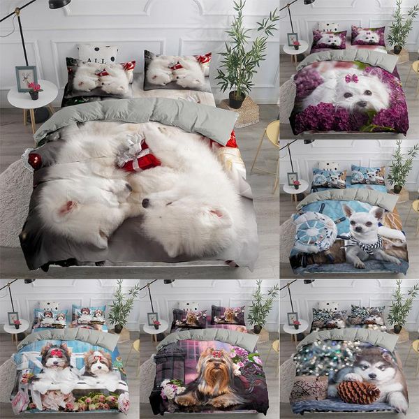 bedding sets pet dog cute set 3d printed duvet cover bedclothes 2/3pcs home textiles luxury bedspread
bedding sets pet dog cute set 3d printed duvet cover bedclothes 2/3pcs home textiles luxury bedspread