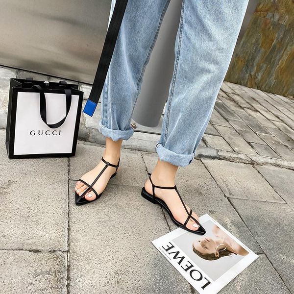 firmranch women's shoes 2021 summer new style minimalist design style fashion all-match flat sandals, Black
firmranch women's shoes 2021 summer new style minimalist design style fashion all-match flat sandals, Black