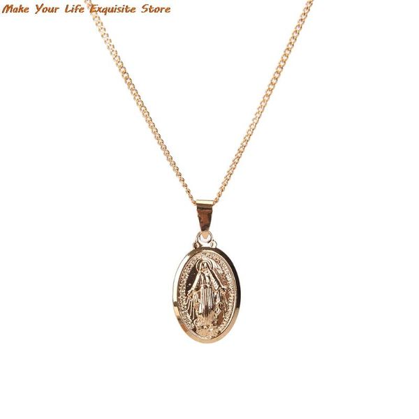 chokers virgin mary necklace christmas gifts silve color women men jewelry cross pendant necklaces, Golden;silver
chokers virgin mary necklace christmas gifts silve color women men jewelry cross pendant necklaces, Golden;silver