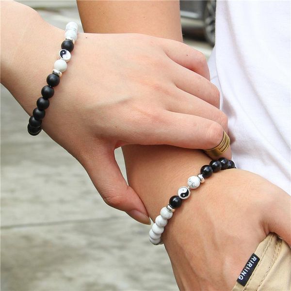 beaded, strands natural stone bracelet for couple lover black white agate lava bead matching bracelets&bangles yoga healing jewelry gifts
beaded, strands natural stone bracelet for couple lover black white agate lava bead matching bracelets&bangles yoga healing jewelry gifts