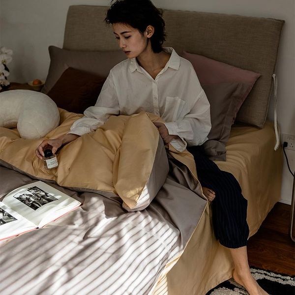 bedding sets 100 thread count cotton four piece set light luxury soft comfortable simple long staple three 4
bedding sets 100 thread count cotton four piece set light luxury soft comfortable simple long staple three 4