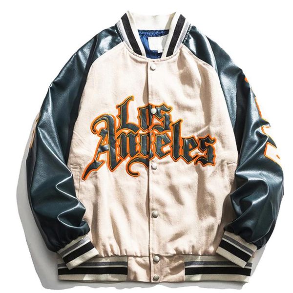 men's jackets hip hop varsity jacket men letters embroidery college mens harajuku casual fashion bomber baseball coats unisex, Black;brown
men's jackets hip hop varsity jacket men letters embroidery college mens harajuku casual fashion bomber baseball coats unisex, Black;brown