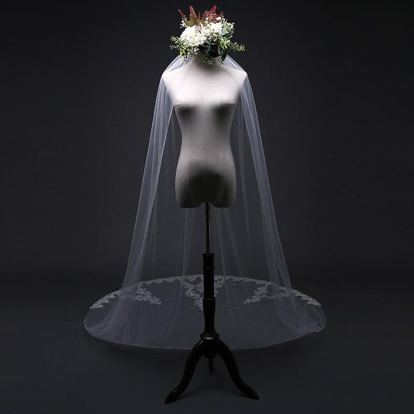 bridal veils lan ting bride one-tier cut edge lace applique pencil wedding veil cathedral 53 appliques embroidery ruched ruff, Black
bridal veils lan ting bride one-tier cut edge lace applique pencil wedding veil cathedral 53 appliques embroidery ruched ruff, Black