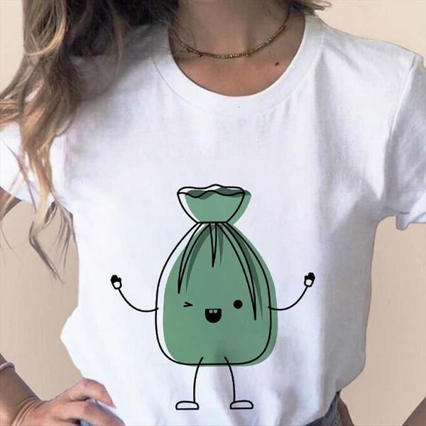 print harajuku hipster garbage women t shirt bag short sleeve 90s graphic, White
print harajuku hipster garbage women t shirt bag short sleeve 90s graphic, White