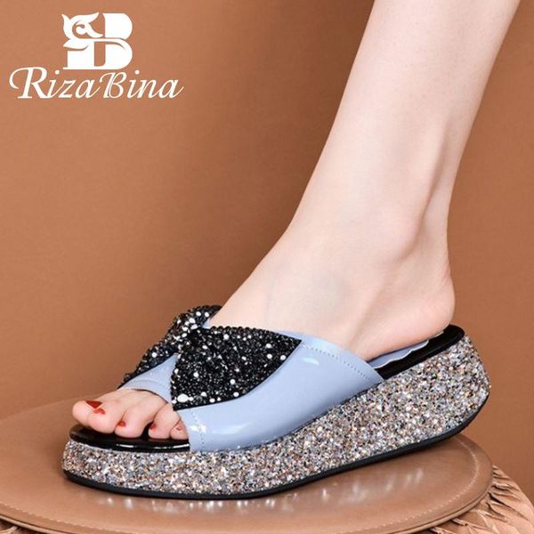slippers rizabina women for home real leather platform shoes summer bowtie mixed color beach daily fashion footwear size 34-39, Black
slippers rizabina women for home real leather platform shoes summer bowtie mixed color beach daily fashion footwear size 34-39, Black
