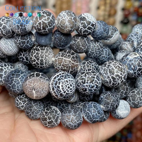 other natural black frost cracked agates onyx stones loose round beads for jewelry making 4-12 mm diy bracelets accessories 15"
other natural black frost cracked agates onyx stones loose round beads for jewelry making 4-12 mm diy bracelets accessories 15"