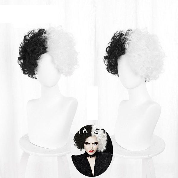 other event & party supplies cruella de vil kuila half black a hundred small short curly cos wig for making wigs
other event & party supplies cruella de vil kuila half black a hundred small short curly cos wig for making wigs