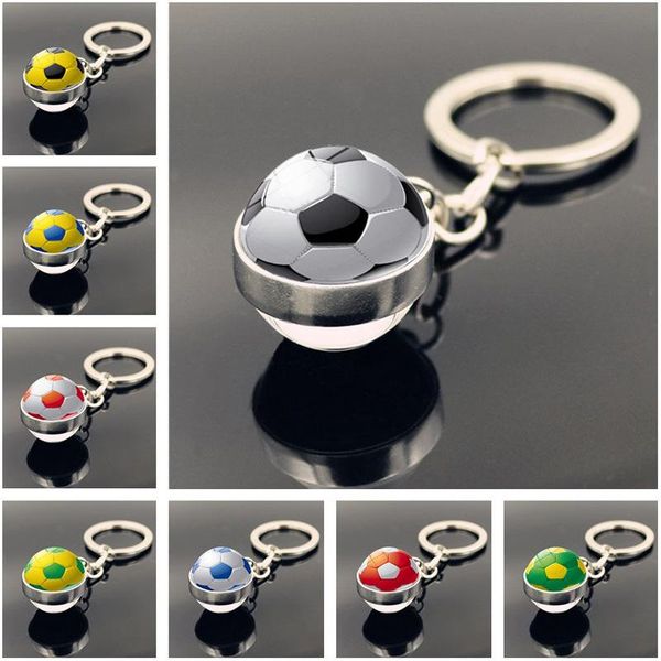 keychains football pattern double-sided glass ball keychain pendant metal small gifts key chains, Silver
keychains football pattern double-sided glass ball keychain pendant metal small gifts key chains, Silver
