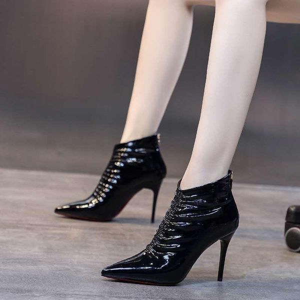 boots 2021 spring soft pu leather women pointed toe pumps heels fashion ladies party shoes size 35-39, Black
boots 2021 spring soft pu leather women pointed toe pumps heels fashion ladies party shoes size 35-39, Black