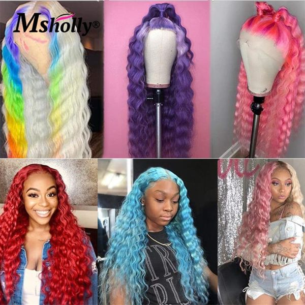 lace wigs 180 denstiy 4x4 closure wig curly front brazilian remy purple blue pink yellow ombre 8-26 inch, Black;brown
lace wigs 180 denstiy 4x4 closure wig curly front brazilian remy purple blue pink yellow ombre 8-26 inch, Black;brown