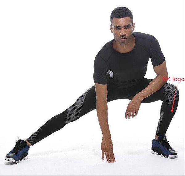 men's pants tight-fitting fitness high-elastic quick-drying sports running trousers compression equipment basketball training leggings, Black
men's pants tight-fitting fitness high-elastic quick-drying sports running trousers compression equipment basketball training leggings, Black