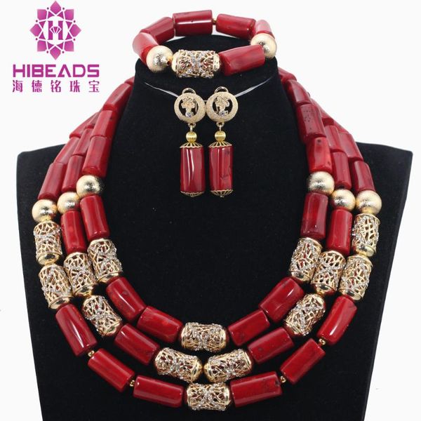 earrings & necklace fantastic wine red coral bridal african beads jewelry sets gold costume women set nigerian wedding cnr800, Silver
earrings & necklace fantastic wine red coral bridal african beads jewelry sets gold costume women set nigerian wedding cnr800, Silver