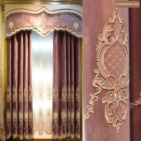 curtain & drapes custom curtains european embroidered bedroom wedding room pink purple velvet cloth blackout valance tulle drape c860
curtain & drapes custom curtains european embroidered bedroom wedding room pink purple velvet cloth blackout valance tulle drape c860