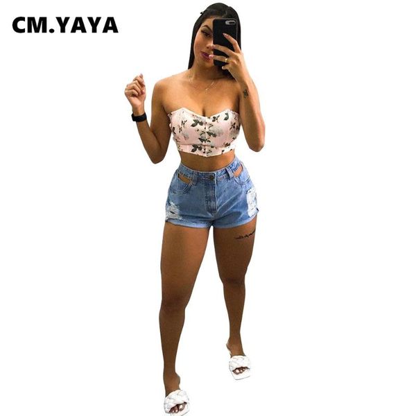 women's jeans cm.yaya women ripped hole solid mid waist strechy mini denim shorts fashion high streetwear summer clothing 2021, Blue
women's jeans cm.yaya women ripped hole solid mid waist strechy mini denim shorts fashion high streetwear summer clothing 2021, Blue