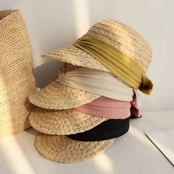 2021 new natural straw wide brim sun visor for ladies girl with bow summer baseball cap uv protection beach hat derby accessorize fkeq, Blue;gray
2021 new natural straw wide brim sun visor for ladies girl with bow summer baseball cap uv protection beach hat derby accessorize fkeq, Blue;gray