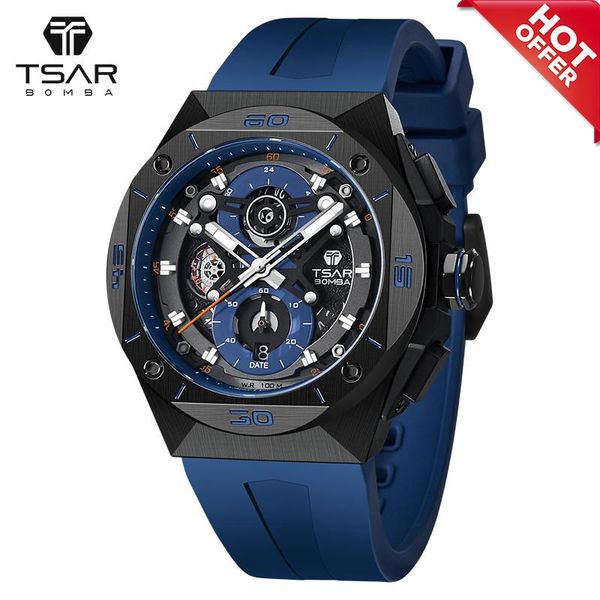 wristwatches tsar bomba luxury mens sport chronograph 100m waterproof tonneau design stainless steel quartz wristwatch fashion watch, Slivery;brown
wristwatches tsar bomba luxury mens sport chronograph 100m waterproof tonneau design stainless steel quartz wristwatch fashion watch, Slivery;brown