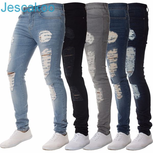 2021 new fashion casual men's jeans hole slim jeans pants mens brand hip hop design pants ripped trousers j202, Blue
2021 new fashion casual men's jeans hole slim jeans pants mens brand hip hop design pants ripped trousers j202, Blue