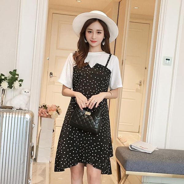 maternity dresses 65693# clothes summer cotton short sleeves loose stylish dress pregnant women mom, White
maternity dresses 65693# clothes summer cotton short sleeves loose stylish dress pregnant women mom, White