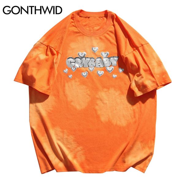 gonthwid hip hop t-shirts heart print tie dye tshirts streetwear hip hop casual cotton short sleeve tees men fashion summer c0315, White;black
gonthwid hip hop t-shirts heart print tie dye tshirts streetwear hip hop casual cotton short sleeve tees men fashion summer c0315, White;black