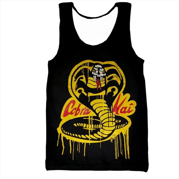 cobra kai vest men women fashion cool 3d printed summer casual harajuku style streetwear, White;black
cobra kai vest men women fashion cool 3d printed summer casual harajuku style streetwear, White;black